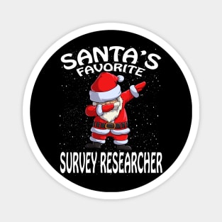 Santas Favorite Survey Researcher Christmas Magnet